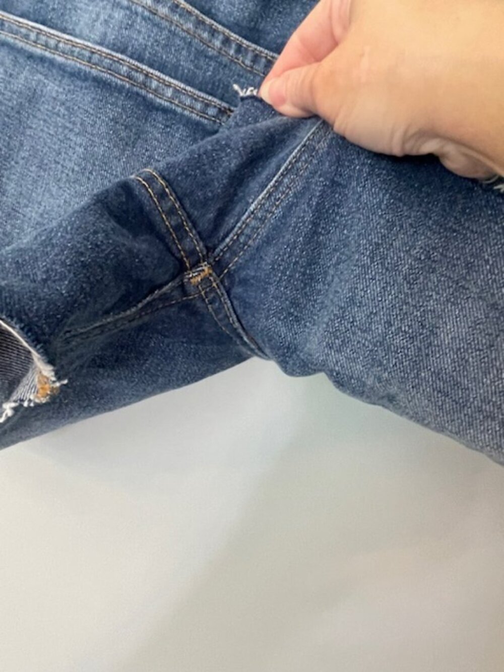 Madewell The Perfect Vintage Shorts Ullman Wash High Rise Denim Classic Blue 26 - Picture 9 of 10